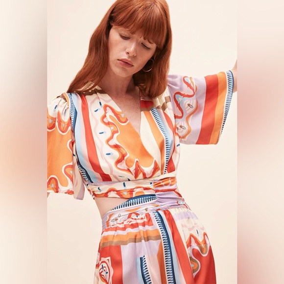 SUNCOO Cool Dress Geranium with Cutouts Size 0T - Picture 2 of 4